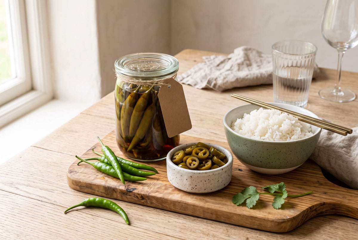 Soy-pickled Cheongyang chillies