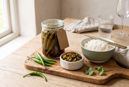 Soy-pickled Cheongyang chillies