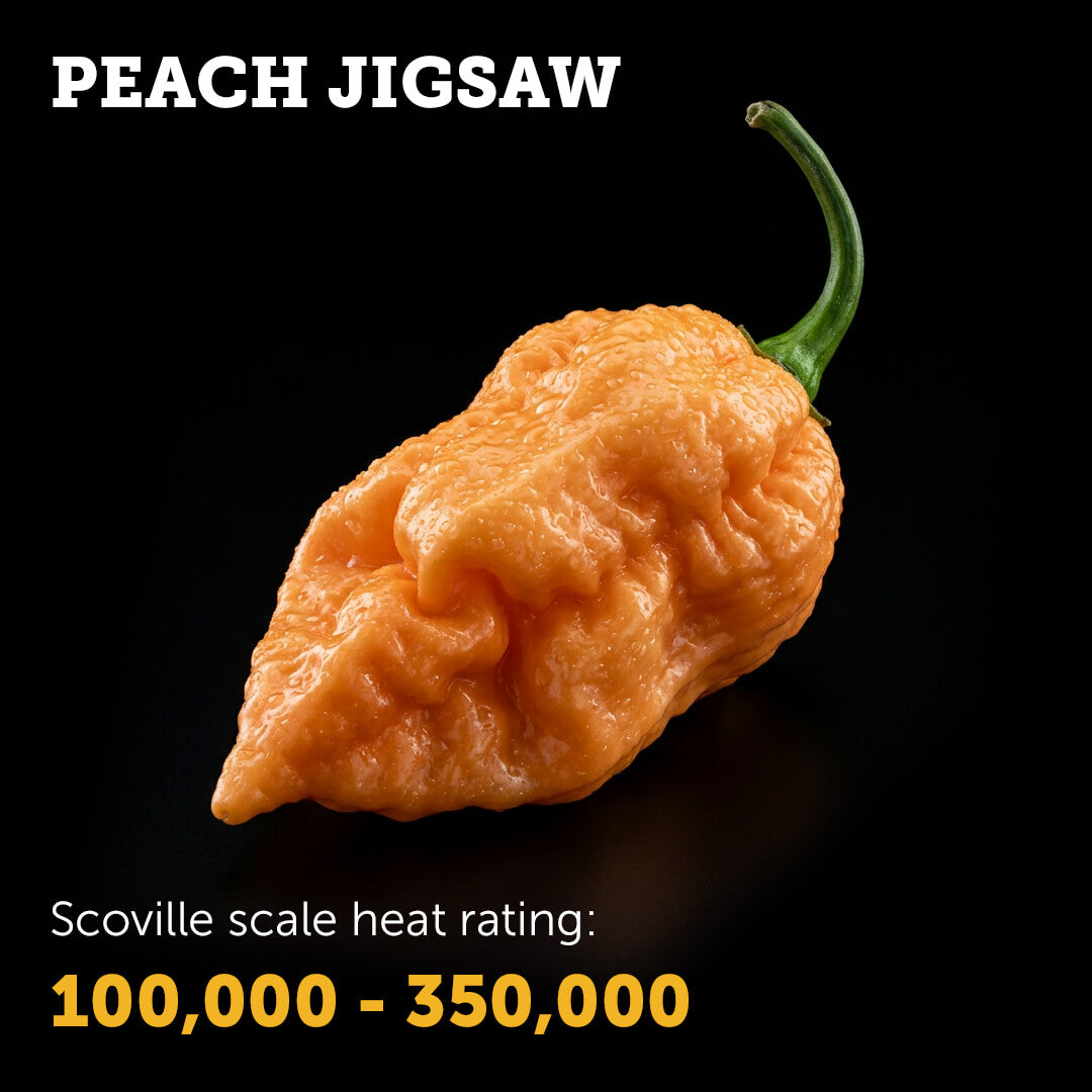 Ripe Peach Jigsaw chilli pepper