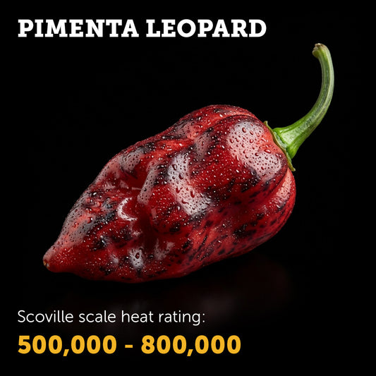 Ripe red Pimenta Leopard