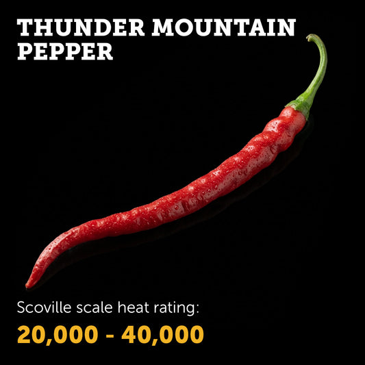 Ripe red Thunder Mountain Pepper